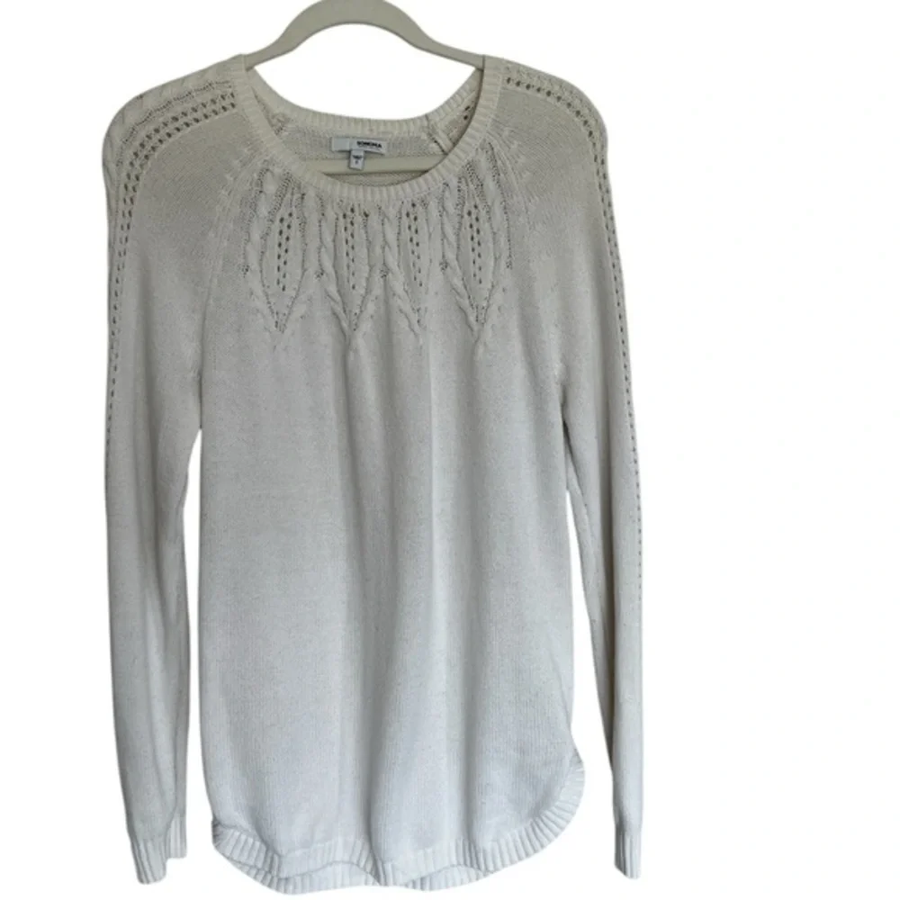 Sonoma Cream Knit Sweater